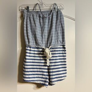 Sperry Striped Casual Romper‎